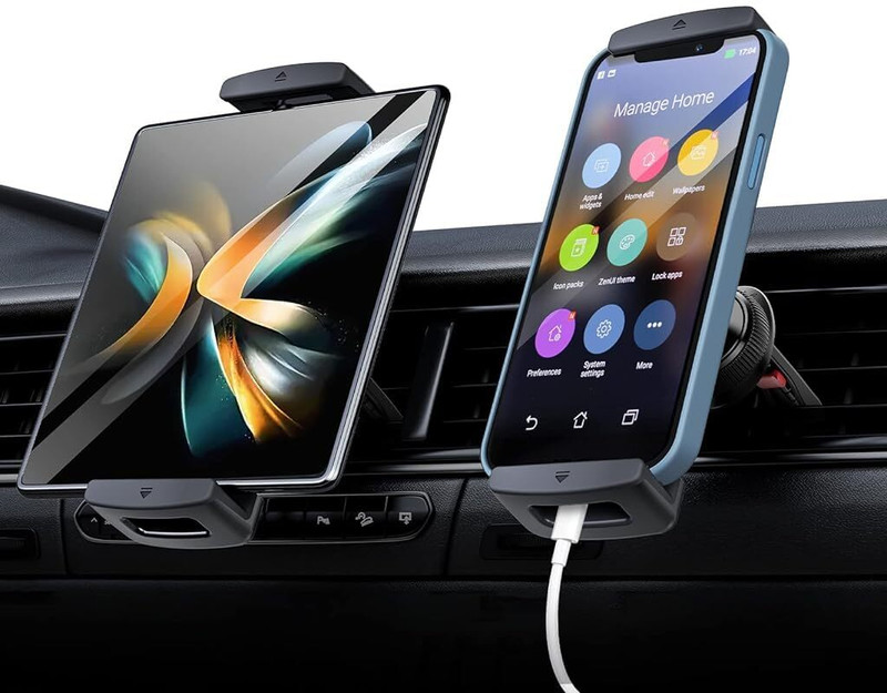 STHIRA iPad Mini Car Mount Vent Tablet Holder 360 Rotation Car Laptop Holder