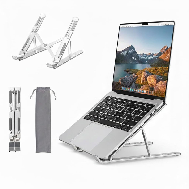 QUIRA Laptop Stand, Computer Tablet Stand Laptop Holder Riser Car Laptop Mount