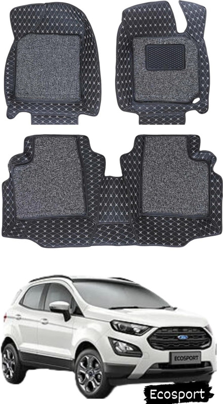 Drizon Leatherite 7D Mat For Ford Ecosport(Black)