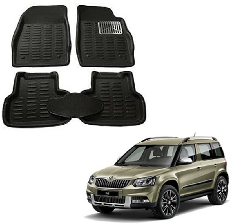 energetic PVC 3D Mat For  Skoda Yeti(Black)