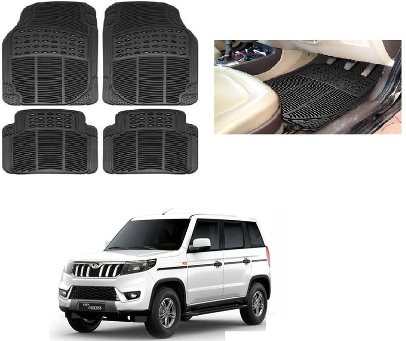 ROSHNEER ENTERPRISES Rubber Standard Mat For  Mahindra Bolero Neo(Black)