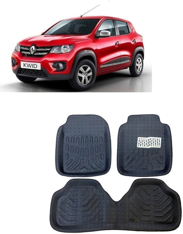 Arnejaa Polyutherine 3D Mat For Renault Kwid(Black)