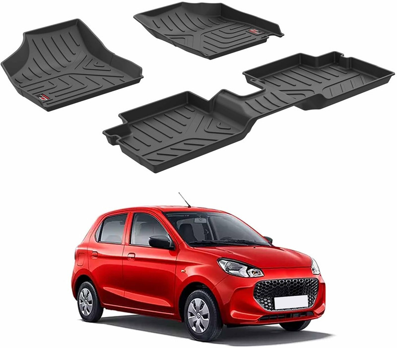 GFX TPV Tray Mat For Maruti Suzuki Alto K10(Black)