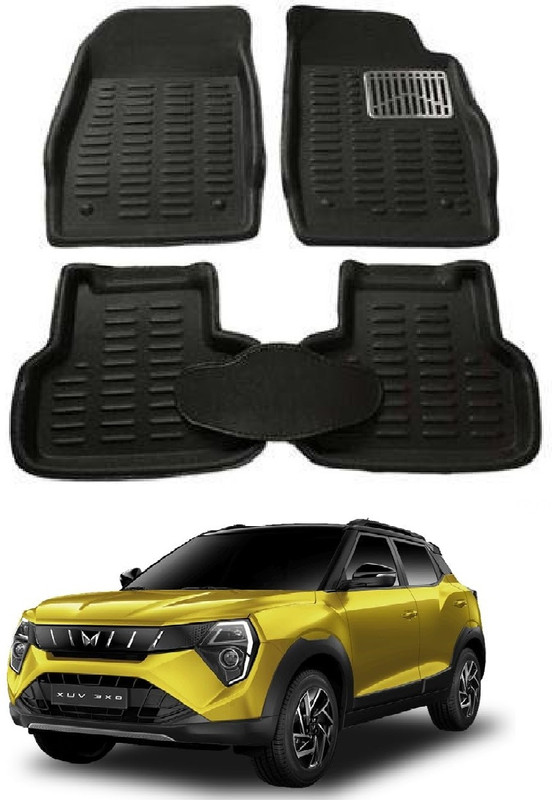 drivedecor PVC 3D Mat For Mahindra XUV(Black)