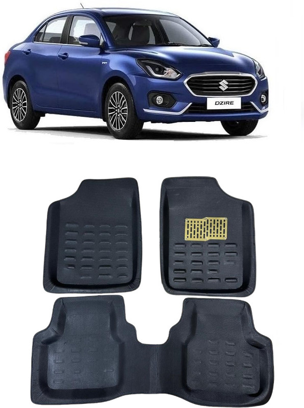 Arnejaa Polyutherine 3D Mat For Maruti Suzuki New Dzire(Black)