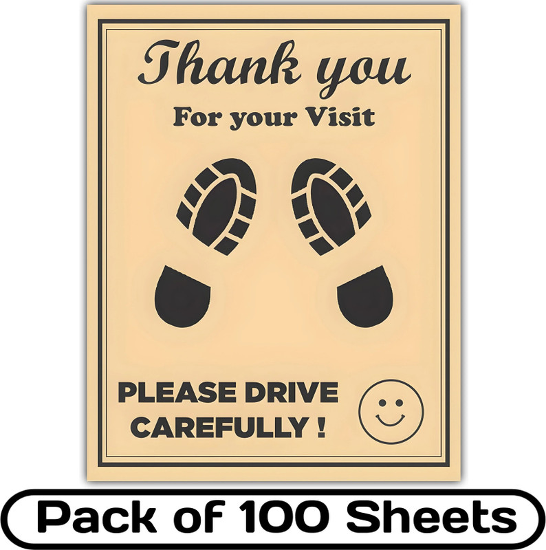 StepSafe Auto Paper Disposable Paper Mat For Freestyle(Brown)