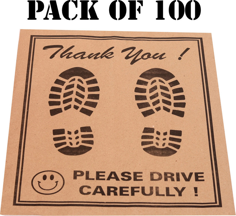 PlayKith Paper Disposable Paper Mat For  Universal For Car(Brown)