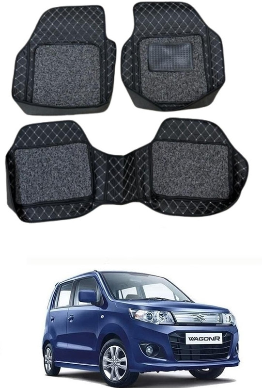 Arnejaa Leatherite 7D Mat For Maruti Suzuki WagonR Stingray(Black)
