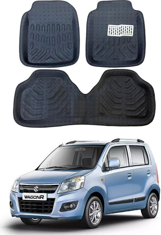 ARNEJA Polyutherine 3D Mat For  Maruti Suzuki WagonR(Black)