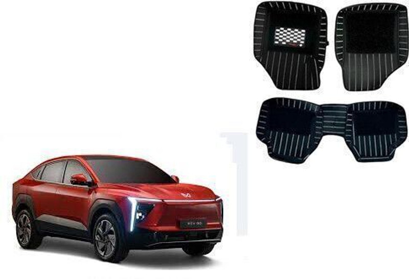 Autorepute Leather 9D Mat For  Mahindra XUV(Black)