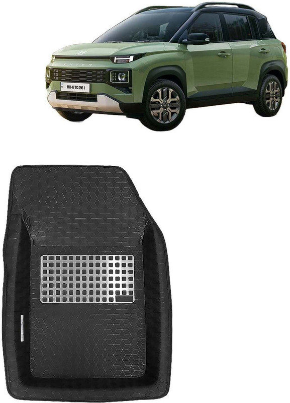 Kingsway PVC 5D Mat For Hyundai Exter(Black)