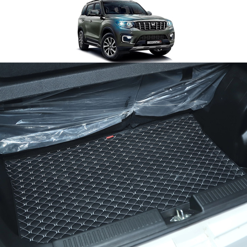 AUTOFIT Polyutherine Tray Mat For  Mahindra Scorpio N (7 Seater)(Black)