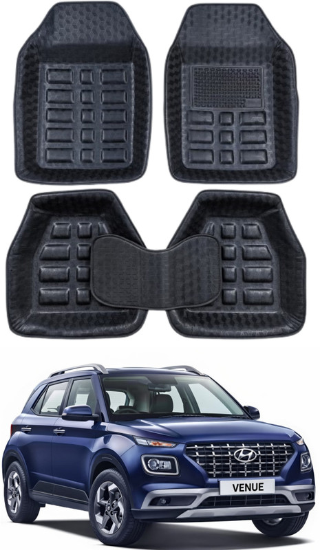 OMNIXIS PVC 3D Mat For  Hyundai Venue(Black)