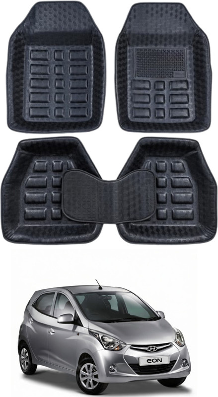 OMNIXIS PVC 3D Mat For  Hyundai Eon(Black)
