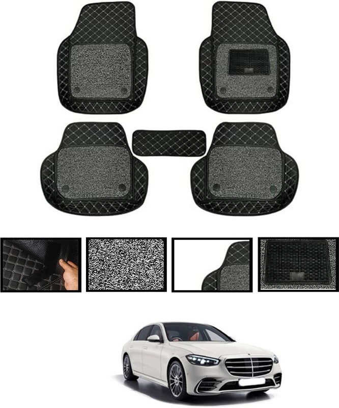 zplus Leatherite 7D Mat For  Mercedes Benz Universal For Car(Black)