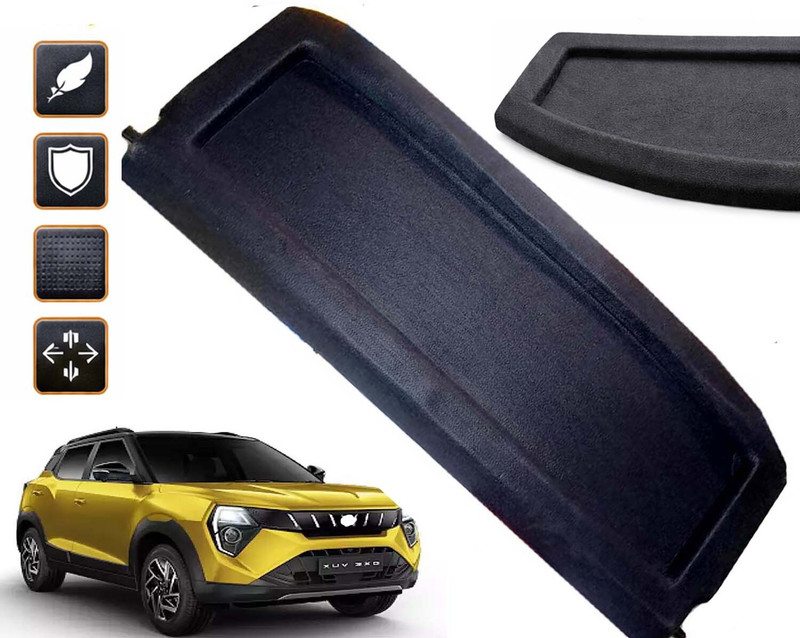 Auto E-Shopping Plastic Tray Mat For Mahindra XUV 3XO(Black)