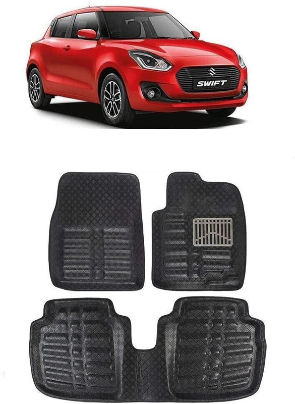Carigiri Polyutherine 3D Mat For Maruti New Swift(Black)
