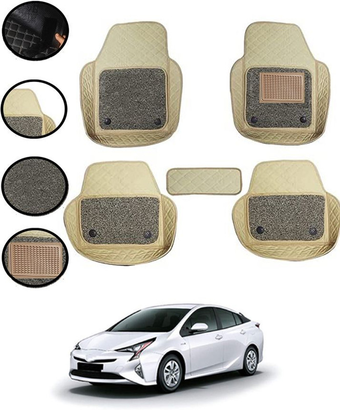 zplus Leatherite 7D Mat For Toyota Prius(Beige)