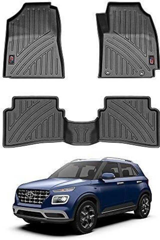 GFX TPV 3D Mat For Hyundai Venue(Black)
