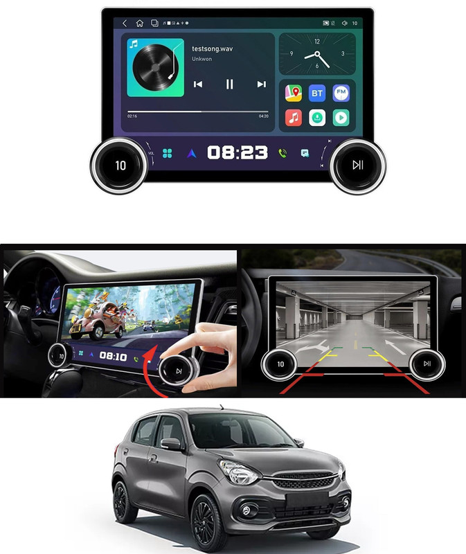 CCMM Universal New Fancy Design 2K/10.1inch Diamond Full Touch Screen For Car-55 Car Stereo(Double Din)