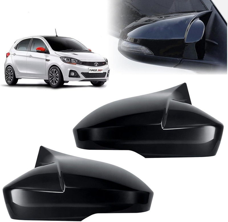 Otoroys Batman Style Car Side Mirror Cover Cap for Tata Tigor Plastic Car Mirror Cover(NA Universal For Car)