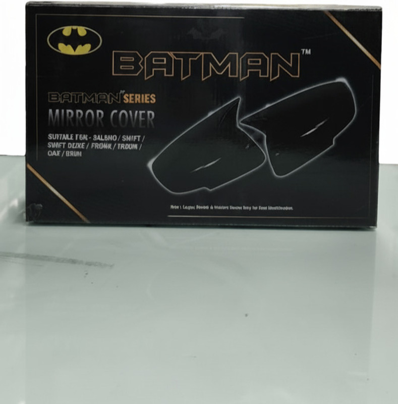 BATMAN 2 Fiber Car Mirror Cover(Universal For Car Universal For Car)