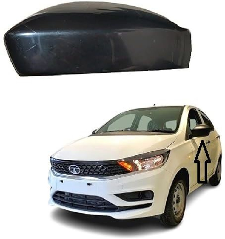 Uneestore Side view Mirror Cover for Tiago 2020(WITHOUT INDICATOR, LEFT PASSENGER SIDE Plastic Car Mirror Cover(TATA Tiago 1.05 Revotorq XT, Tiago Revotron XE (O))