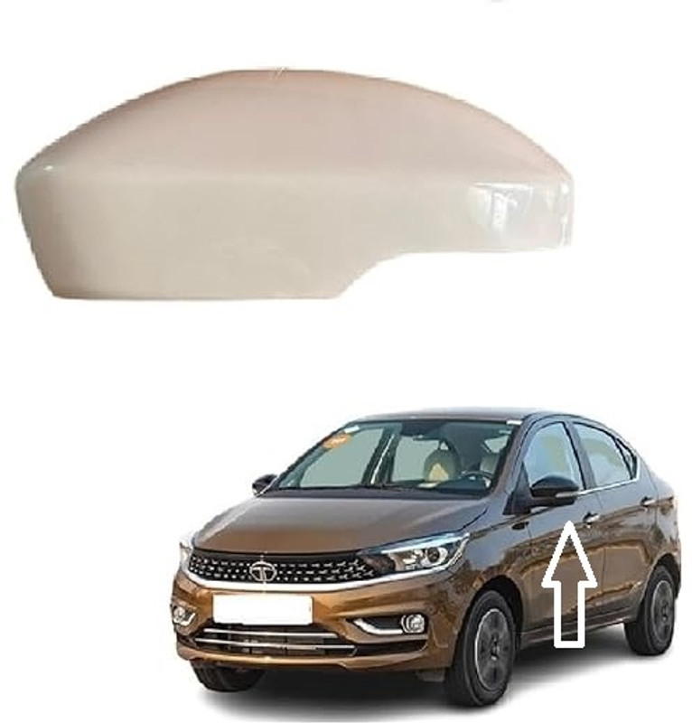 Uneestore Side view Mirror Cover forTiGOR 2016(WITH INDICATOR CUT, LEFT PASSENGER SIDE Plastic Car Mirror Cover(TATA Tigor 1.05 Revotorq XT, Tigor 1.2 Revotron XM)