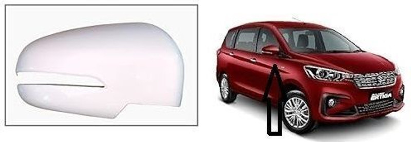 Uneestore Car Side Mirror Cover INDICATOR CUT FOR Ertiga 2018(RIGHT DRIVER SIDE Plastic Car Mirror Cover(Maruti Ertiga ZXI Petrol, Ertiga ZXI)