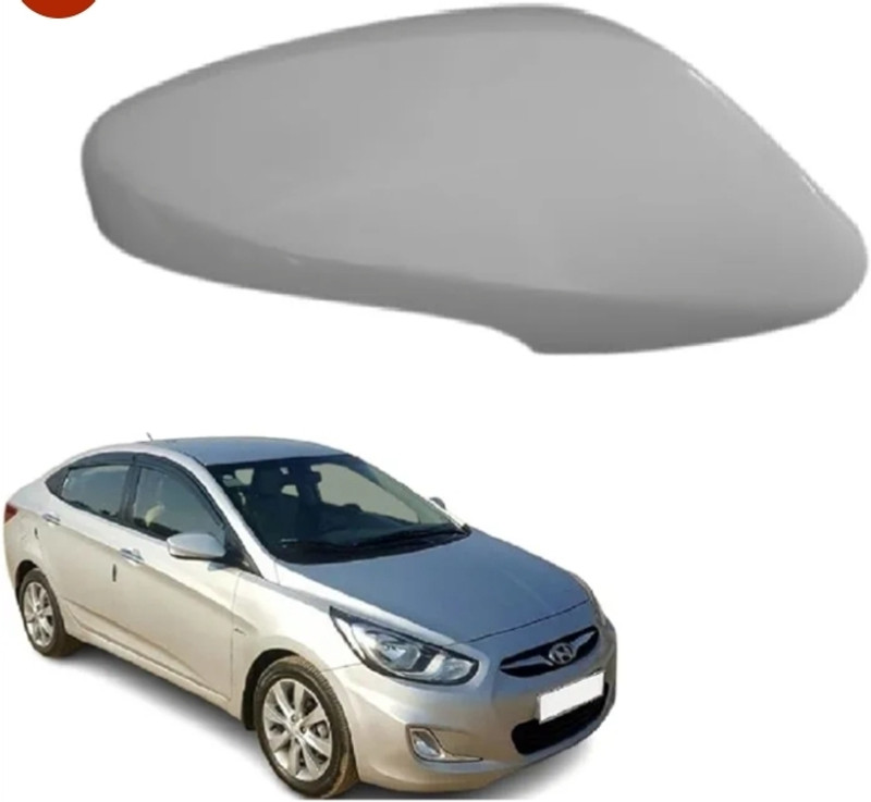 CARGROUP Side Mirror Cover cap White Verna Fluidic 2012 to 2016 Type 3 (left)1p Plastic Car Mirror Cover(Hyundai Verna, Fluidic Verna)