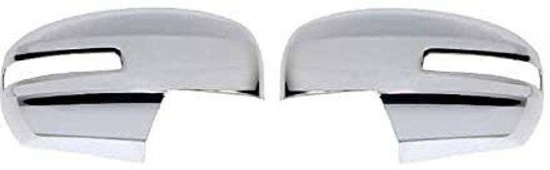 guruji system Side Mirror Chrome Cover with Indicator Slot Compatible with Maruti Ertiga 2012- Plastic Car Mirror Cover(Maruti Ertiga)