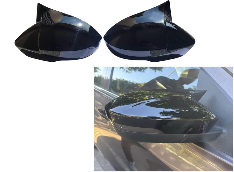 CCE Batman Style Side Mirror Cover for Tata Punch All Models with Indicator Cut Plastic Car Mirror Cover(TATA UVA)