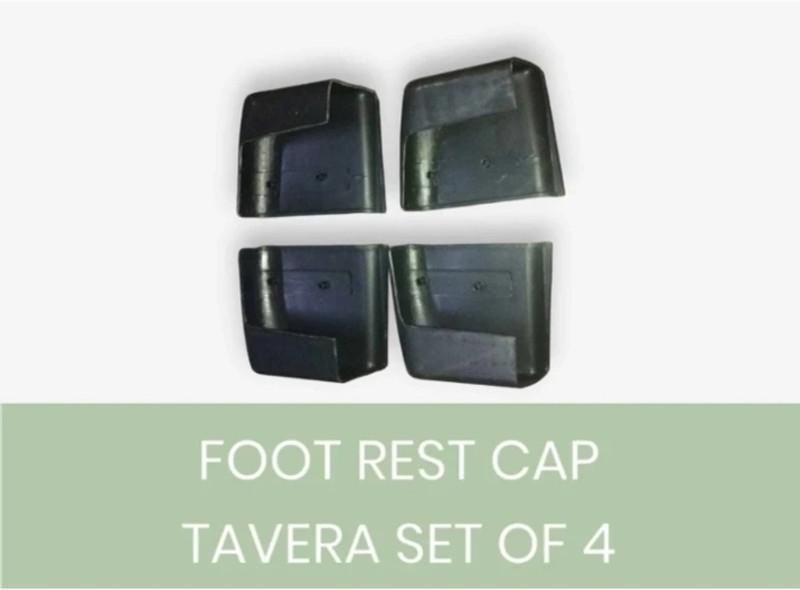 CARGROUP Foot Rest Cap black Cover Tavera set of 4pc Plastic Car Mirror Cover(Chevrolet Tavera)