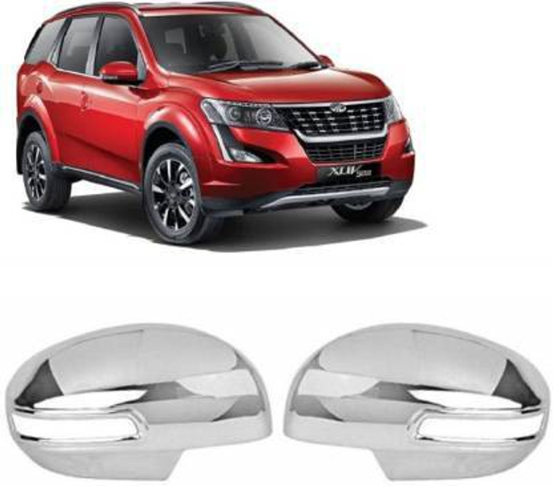 Amabu Car 2 side mirror chrome cover Borosilicate Glass Car Mirror Cover(MAHINDRA XUV 500)