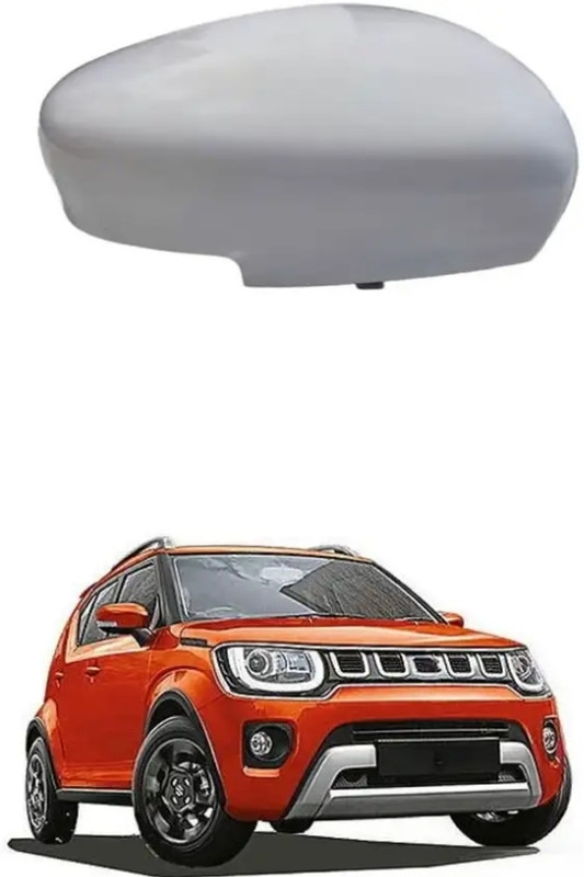 CARGROUP Side Mirror cover Right cut Type Ignis White 1pc Plastic Car Mirror Cover(Maruti Ignis 1.2 Sigma)