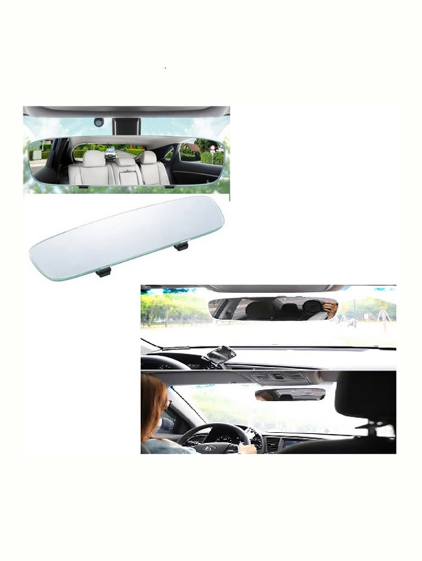 PRTEK HD Convex Blind Spot Mirror for Enhanced Driving Safety_J497 Glass, Crystal Car Mirror Cover(Universal For Car City ZX CVT Petrol)