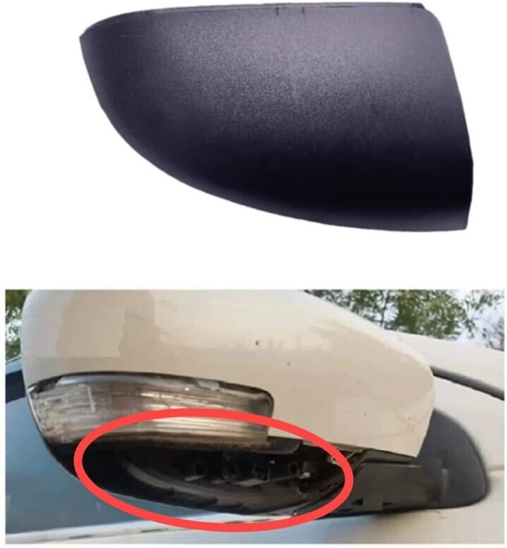 KING GENUINE SWIFT T-4 SIDE MIRROR LOWER COVER Plastic Car Mirror Cover(Maruti Swift Dzire VXI, Swift Dzire VDI, Swift Dzire ZDI, Swift Dzire ZXI, Swift ZXI, Swift VXI)