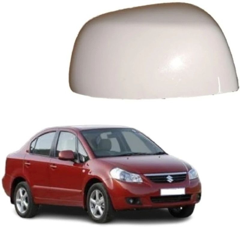 CARGROUP Side mirror cover cap White Color SX4 2006 to 2013 (left only) Plastic Car Mirror Cover(Maruti SX4)