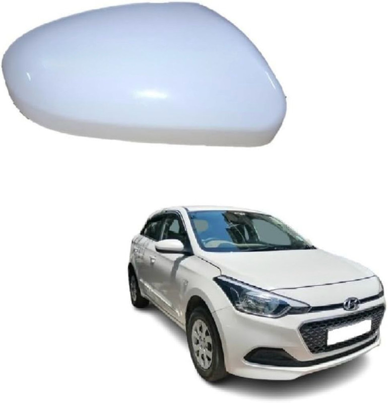KING GENUINE i20 ELITE RIGHT SIDE MIRROR PLASTIC COVER WITHOUT INDICATOR CUT Plastic Car Mirror Cover(HYUNDAI i20)