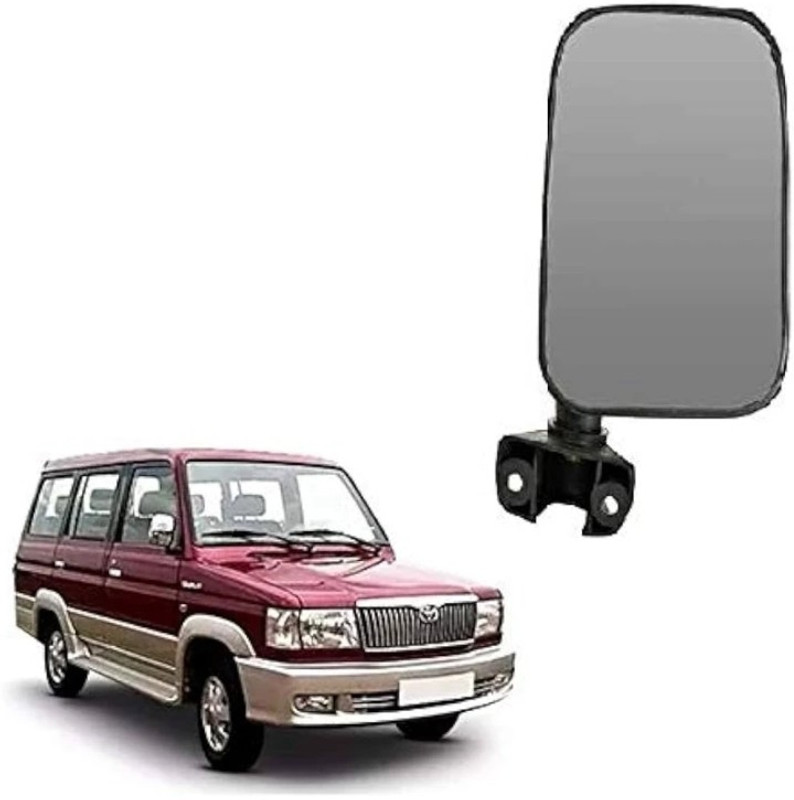 VKUNIVERSE Door Side mirror Suitable For Toyota Qualis (Side Left) Plastic Car Mirror Cover(Toyota Qualis)