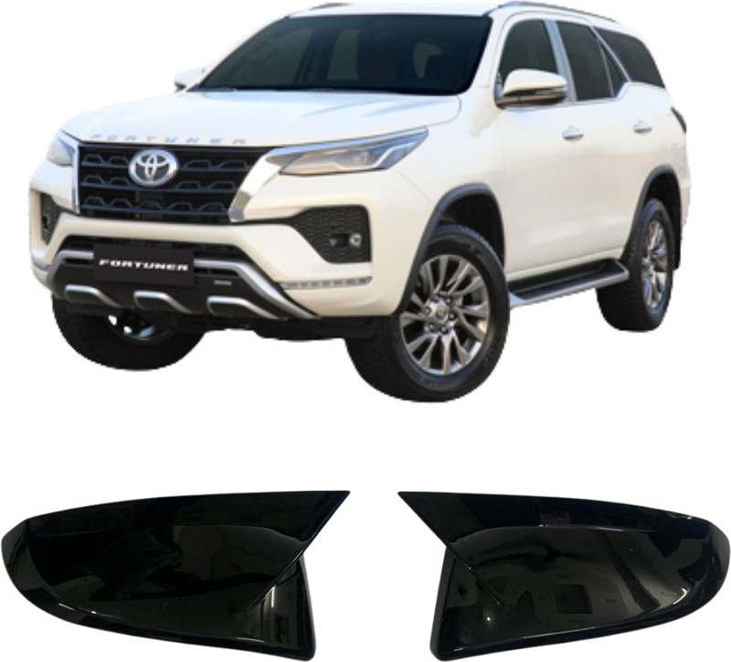 pitzone M Style Sports Mirror Plastic Car Mirror Cover(Toyota Fortuner, Innova, Innova Crysta)