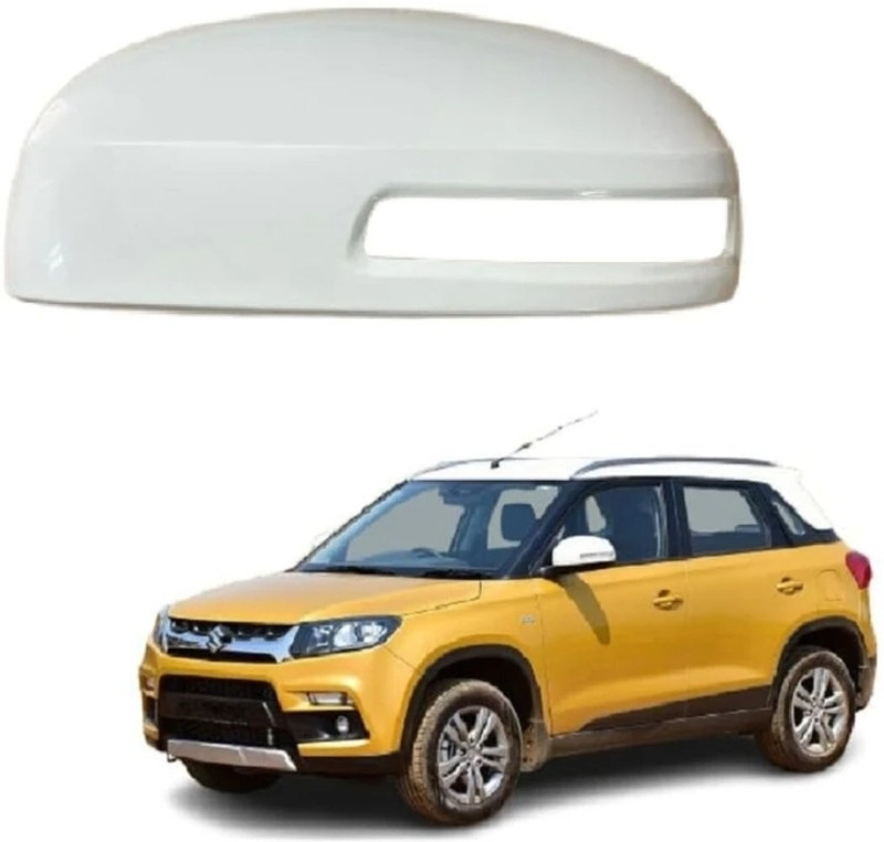VKUNIVERSE Vitara Brezza Left side Mirror Cover Plastic Car Mirror Cover(Maruti Universal For Car)