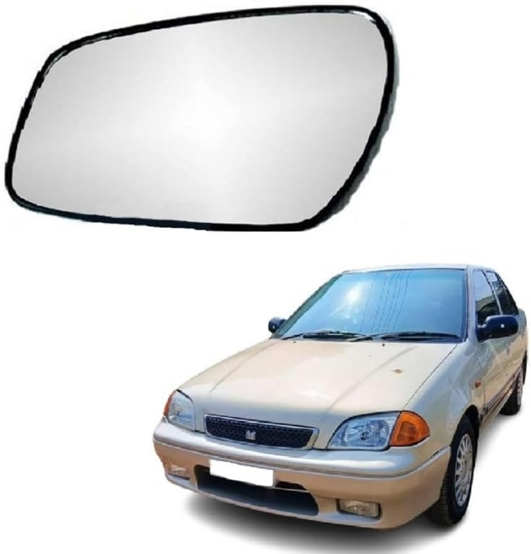 CARGROUP Door side mirror Glass Esteem 1994 to 2010 (Right) Glass Car Mirror Cover(Maruti Esteem)