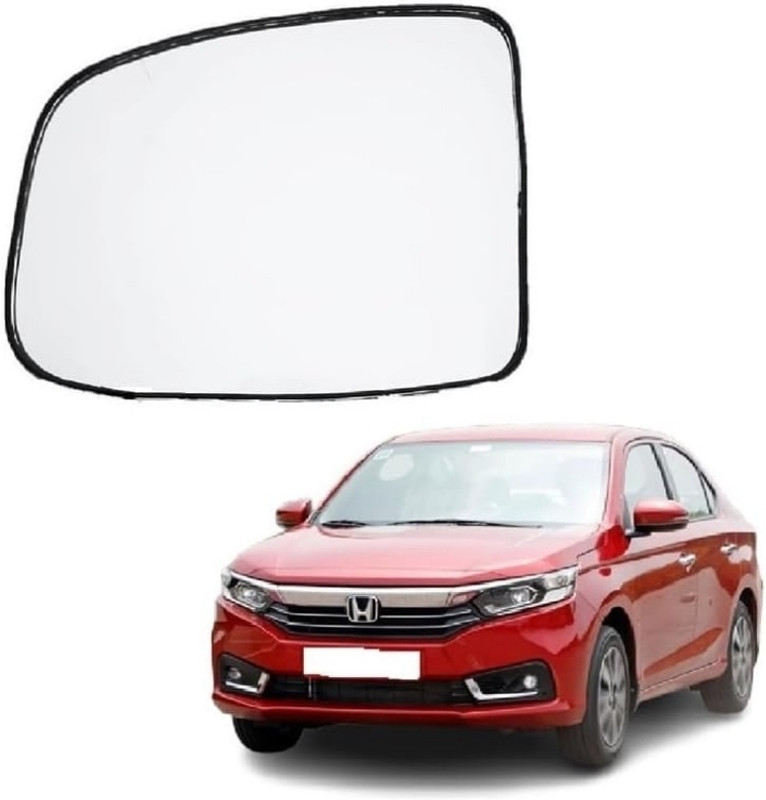 CARGROUP Door side mirror Glass Right Amaze 2018 to 2024 1pc Plastic Car Mirror Cover(Honda Amaze VX Petrol)
