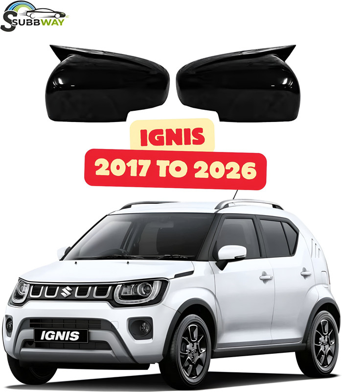 Subbway ignis batman cover 2017 Plastic Car Mirror Cover(Suzuki Ignis 1.2 Sigma, Ignis 1.3 Alpha, Baleno, Ciaz)