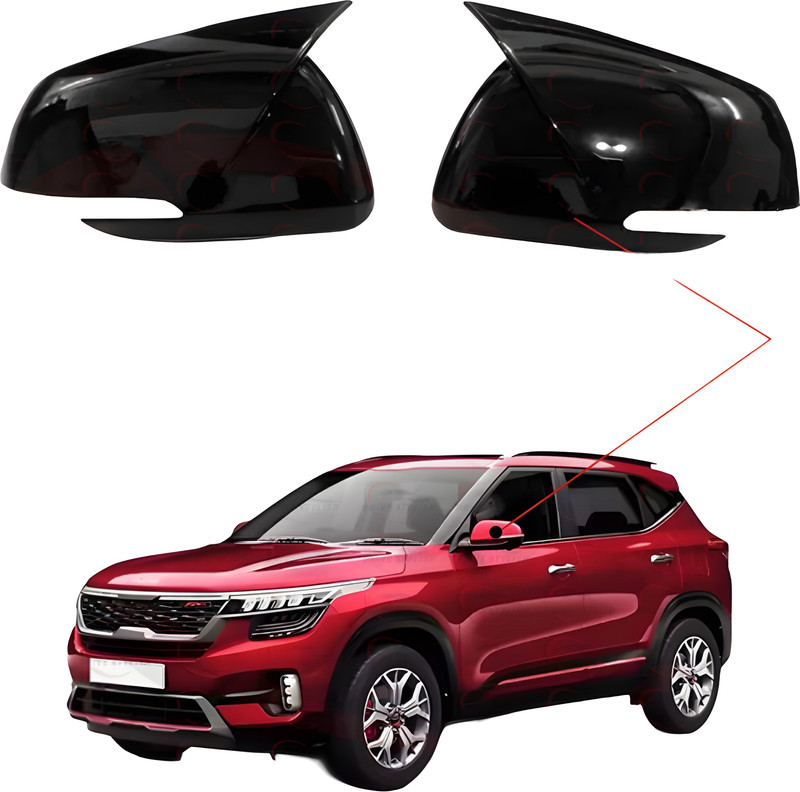 SKN AUTOTECH MODEL-2017-TO-2025 Plastic Car Mirror Cover(Kia Seltos GTK 1.4)