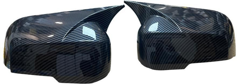 pitzone Batman Mirror Covers – Carbon Fiber Design | Fits Mahindra Scorpio N Plastic Car Mirror Cover(MAHINDRA Scala)