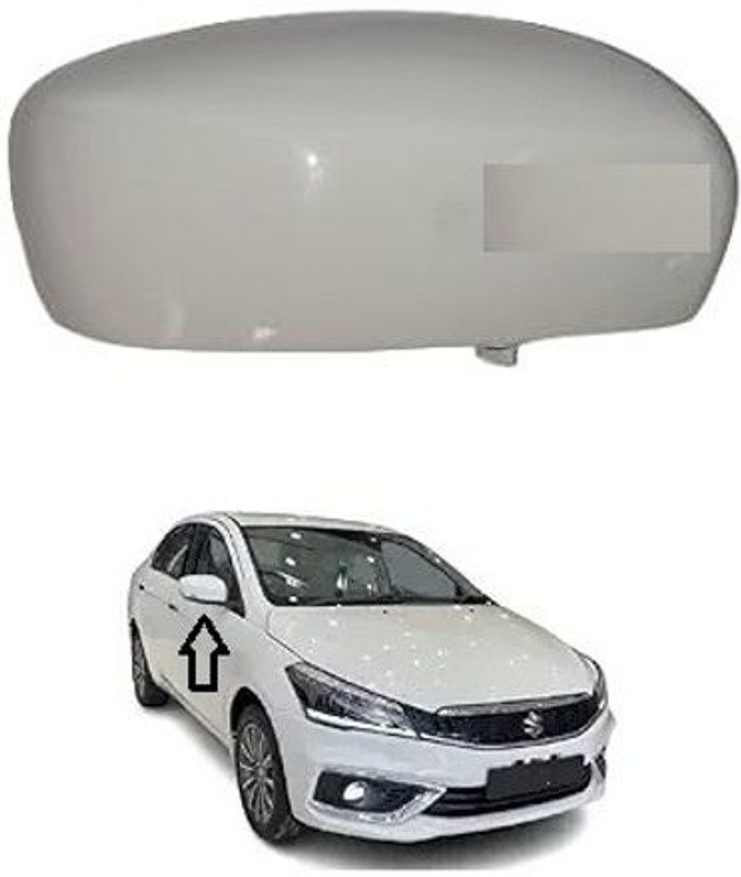 Uneestore Side View Mirror Cover for Ciaz 2014(WITHOUT INDICATOR TYPE,RIGHT DRIVER SIDE) Plastic Car Mirror Cover(Maruti Ciaz VXi, Ciaz Sigma Petrol)