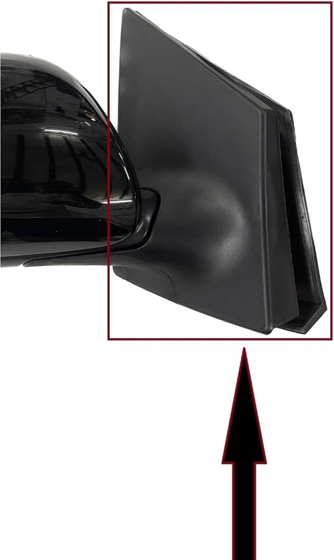 CARGROUP Door side mirror Bracket heavy stand Corolla Altis 2008 to 2013 Right 1pc Plastic Car Mirror Cover(Toyota Corolla)