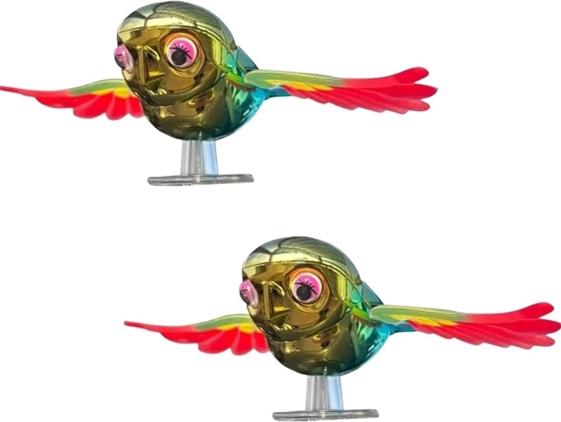 Shine star meena Cute Flying Bird Handle Accessory Plastic Car Mirror Cover(NA Activa)